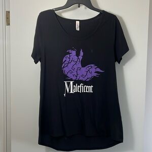 LuLaRoe Disney Maleficent T Shirt - Large